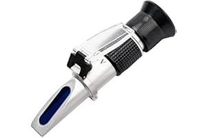SMARTSMITH Antifreeze Refractometer Displaying in Fahrenheit for Checking Freezing Point of Automobile Antifreeze Systems and Battery Fluid Condition. Battery Acid, Glycol, Coolant, Antifreeze Tester