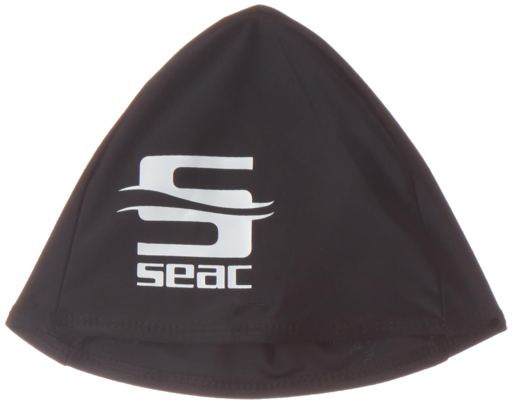 SEAC Unisex Seac Lycra Fabric Cap for Swimming in the Pool Ideal Men and Women, Black, Standard UK