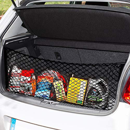 Rear Cargo Net, Pickup Truck Bed Stretchable Trunk Cargo Storage