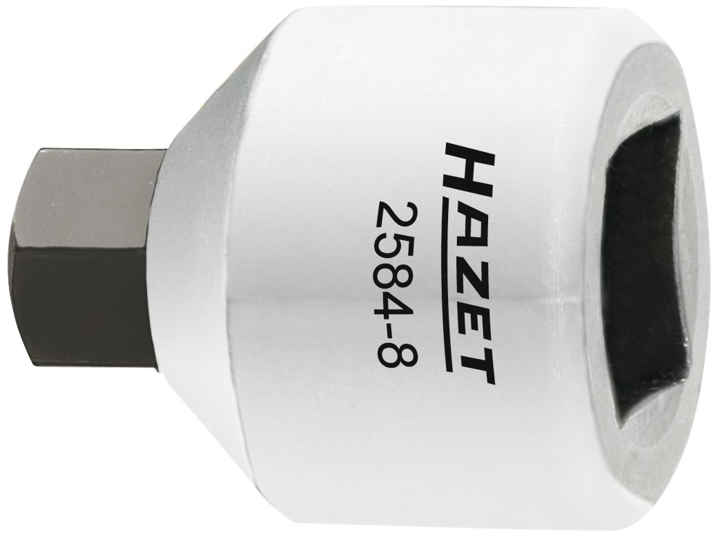 HAZET 2584-8 Hexagon Profile Brake Calliper Screwdriver Socket - Multi-Colour