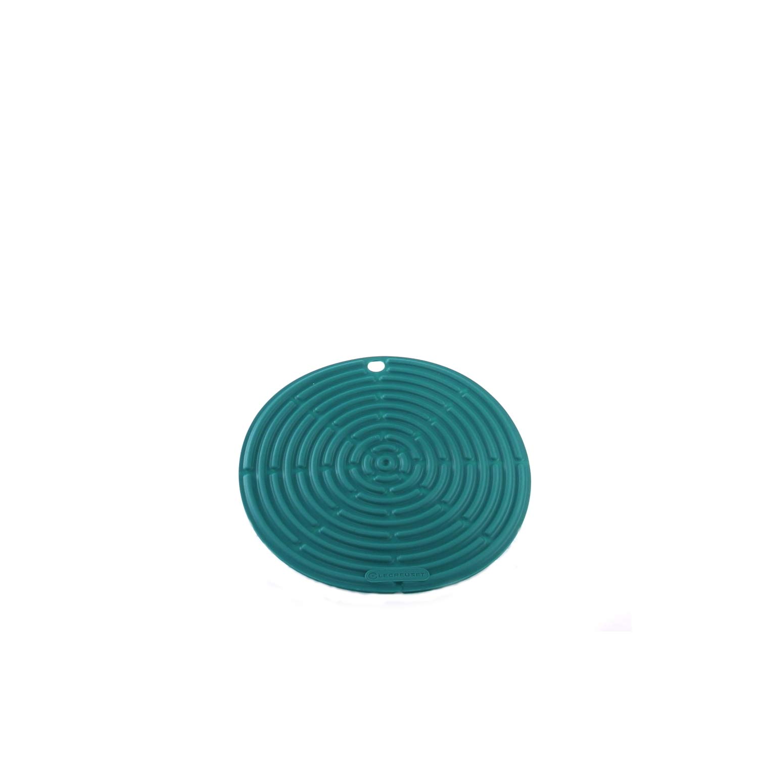 Le Creuset Cool Tool, Pot Holder/Trivet, Silicone, Round, 20 cm, Teal, 93000230490200 — image 1