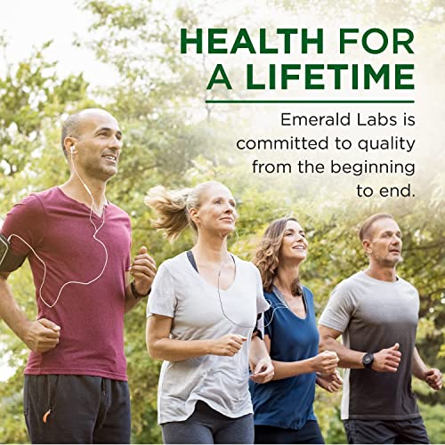 EMERALD LABS Allergy Health - Natural Allergy Support with Quercetin Phytosome, Bromelain, Vitamin C as PureWay-C & More * - Vegan & Gluten-Free - 90 Vegetable Capsules (30-Day Supply)