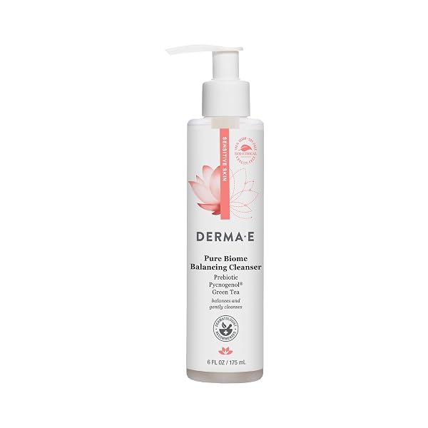 DERMA E PURE BIOME BALANCING CLEANSER, 6 FZ