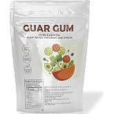 ZEHO Guar Gum Powder 2 lb Bag &ndash; Non-GMO No Gluten Vegan Friendly Food Thickener for Cooking, Baking - Xanthan Gum Substitute Guar Gum Powder For Ice Cream &ndash; Easy to Mix, Keto Friendly
