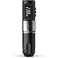 Ambition MARS-U Wireless Tattoo Machine with Adjustable Stroke - Rotary Tattoo Gun Cartridge Pen 1800mAh Power with Coreless Motor Digital LED Display for Professional Tattoo Artist