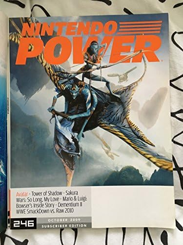 Nintendo Power Issue 246 October 2009 Avatar WWE Smackdown vs Raw 2010