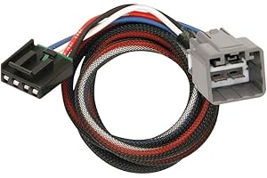 Tekonsha 301400 Trailer Brake Controller Custom Harness, Vehicle & Brake Control Ends, Compatible with 2014-2023 Jeep Cheroke