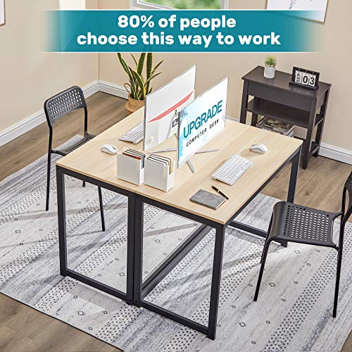 Sinpaid Computer Desk 40" Study Writing Table for Home Office, Sturdy