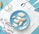 EXZACT Childrens Cutlery Set Stainless Steel 6pc Kids Toddler Utensils Dog Cat view 8