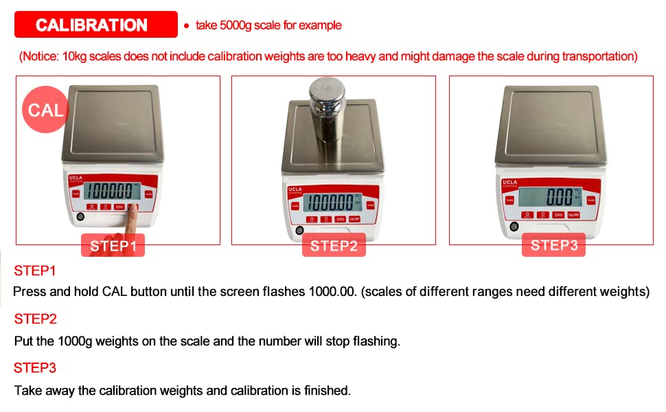 UCLA SCIENTIFIC Lab Scale 5000gx0.01g Digital Dwt Unit Precision
