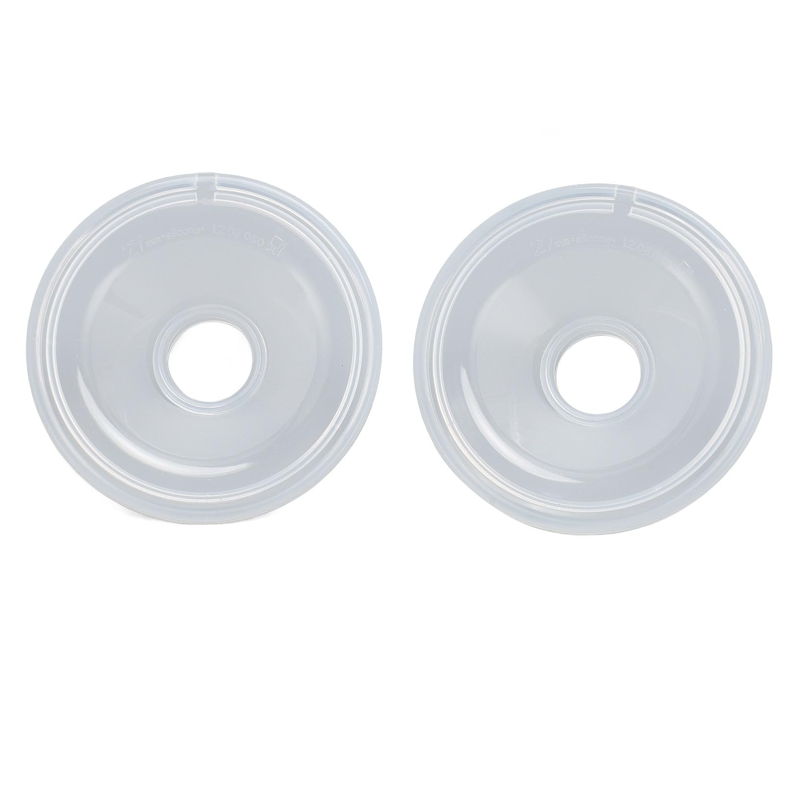 Flange Inserts,24/27mm Breastpump Flange Inserts Silicone Large Wearable Pump Flange for Kmaier (27mm)