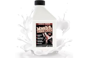 LLF Monster Liquid Latex - Dries CLEAR - Creates Zombie Skin and FX