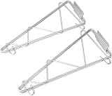 Vogue Steel Wire Wall Shelf 1220mm Chrome Coated Steel 30kg view 6