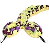 Wild Republic Snake Plush Stuffed Animal Toy, Gifts for Kids, Siamese Whirlpool, 54 Inches