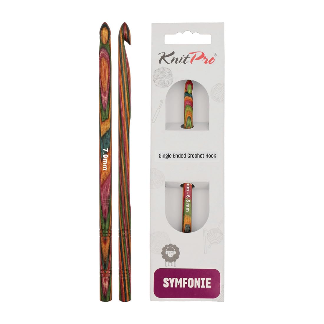KnitPro Symfonie Single Ended Crochet Hook | 7.00mm