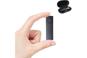 Mini Bluetooth Mouse,Finger Air Mouse 3 Mode (BT4.0/5.0+2.4G)Noiseless Rechargeable Travel Ultra Small Mice with Case,Lightwe