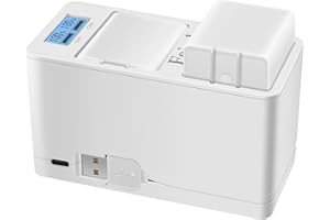 Feirsh Charger Station Gift for Arlo, Digital LED Screen Charging Station Compatible for Arlo Pro/Pro 2/Go Camera (No Batteries)