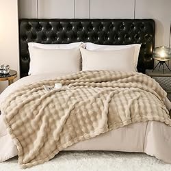 PUMEI Fleece Blanket - Throw Blanket for Couch