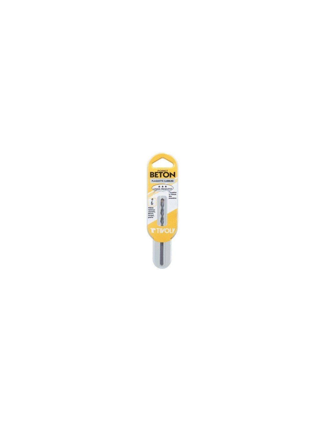 Tivoly Pro Concrete Drill Bit, Clear, 10900221600