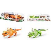 Robo Alive Lurking Lizard Series 3 Green by ZURU Battery-Powered Robotic Light Up Interactive Electronic Reptile Toy That Moves (Green)