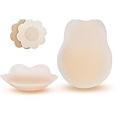 Aivnen Strapless Bra Sticky Backless Push Up Bra - Invisible Adhesive Bra for Women with Nipple Covers 2025 for Party 2