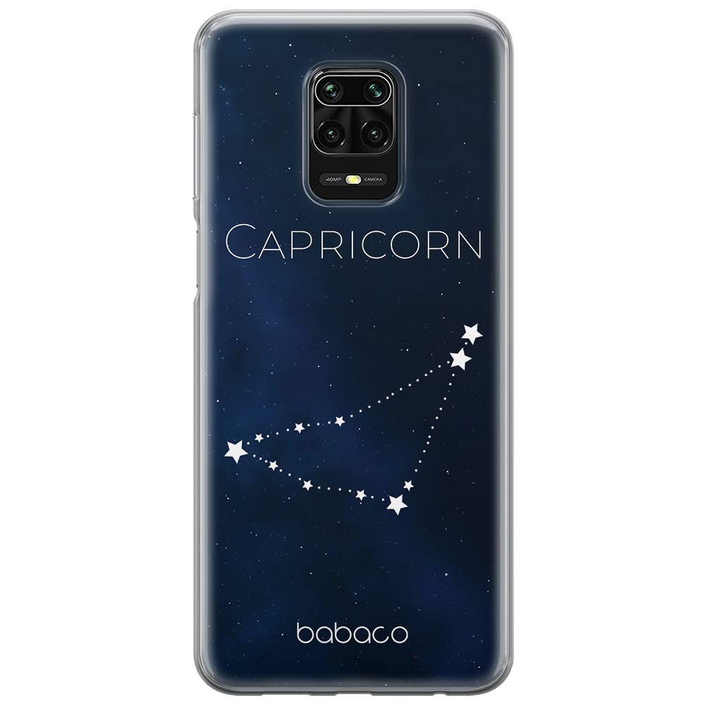 Babaco ERT GROUP mobile phone case for Xiaomi REDMI NOTE 9 PRO/ 9S original and officially Licensed pattern Zodiac Constellation 010 adapted to the shape of the mobile phone, case made of TPU