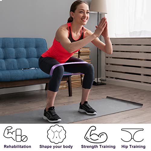 Resistance Bands, Pcs Exercise Bands for Legs Glutes Arms, Skin