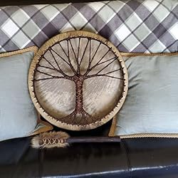 QNQA Shaman Drum, Tree of Life Decoration