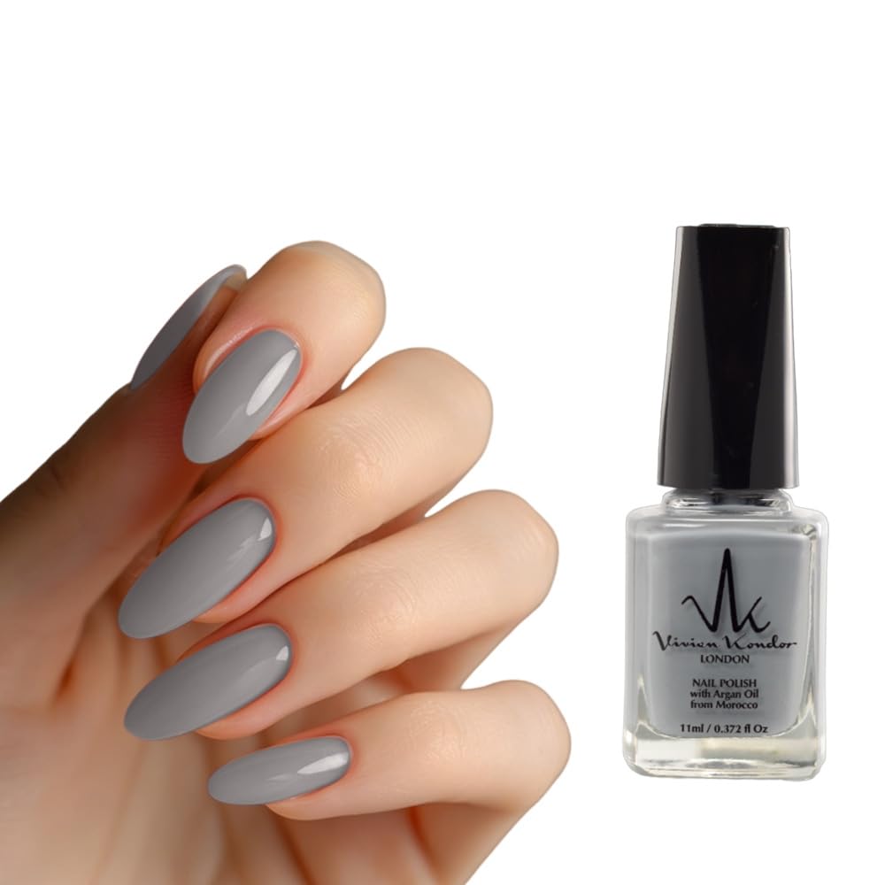 Vivien Kondor Vegan Friendly Argan Care Nail Polish (Grey)