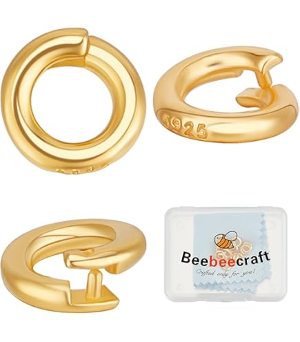 900 Pezzi Anelli Per Bracciali E Collane Beebeecraft 1 Scatola 60 Pezzi 4mm 5mm 6mm 925 Argento Sterling Anello Singolo Anelli Di Salto Aperti Connettori Anelli Di Gioielli Per Orecni Fai Da