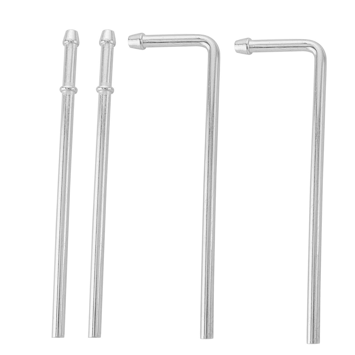 Photo 1 of HNeekyr 4 Pcs Exhaust Hanger Weld On 2 Pcs 90 Degree Bent 9.5" Long 2 Pcs Straight 9.7" Long Universal Exhaust Hanger Rods
