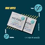 SO NO Fog Anti-Fog Wipes 180 Pack Glasses Lens Cleaning_SO Brand view 6