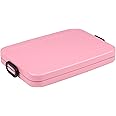 Mepal – Lunch Box Take A Break Flat – Ideal Lunch Box for Laptop Bag or Backpack – Flat Shaped Lunch Box for 2 Sandwiches Or 4 Slices of Bread - 800 ml - Nordic Pink