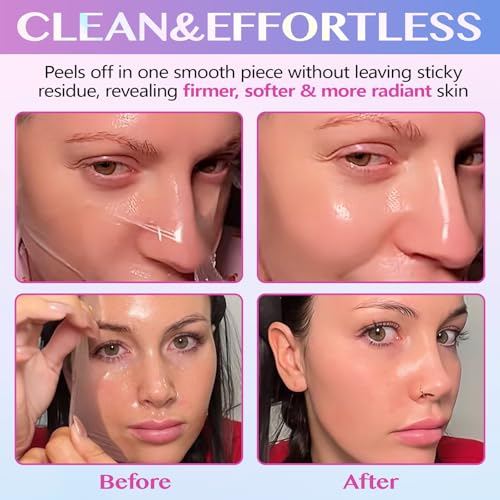 Korean Collagen Facial Mask, Collagen Night Wrapping Mask, Collagen Mask for Skin Firming, Facial Mask Deep Hydration, Reduce Wrinkles, Improve Skin Elasticity