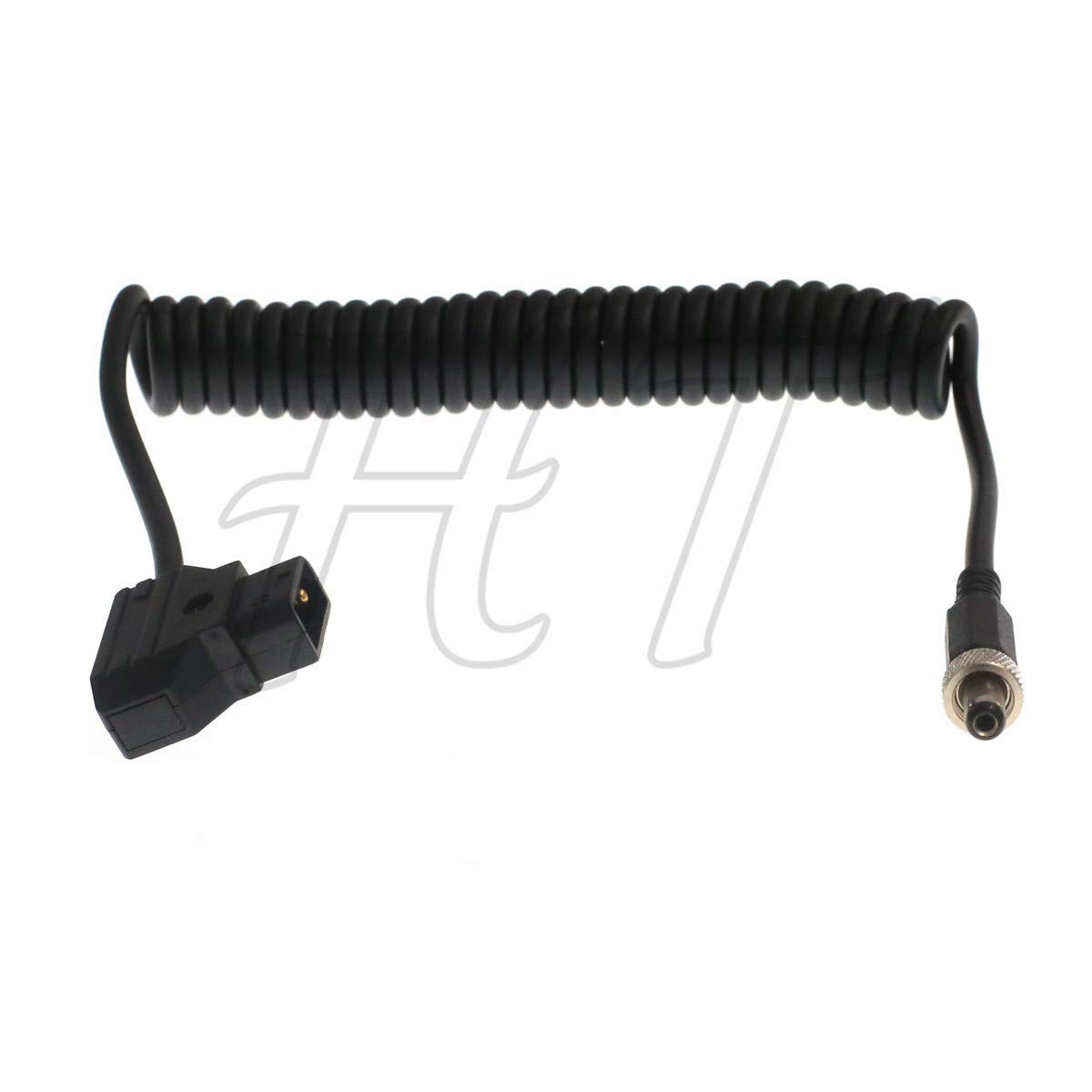 Lectrosonics Receiver D-tap Locking DC Barrel Coiled Power Cable Video Devices PIX-E7 Monitor Power Cable