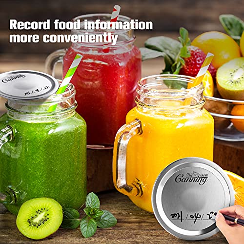 Canning Lids Regular Mouth, 50 Count Mason Jar Canning Lids for Ball