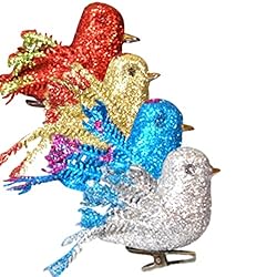 Bird Clip-Ons Set of 12 Includes 3 Each of