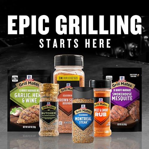 MCCORMICK GRILL MATES BROWN SUGAR BOURBON SEASONING, 9.75 OZ