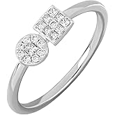 Bony Levy 18K White Gold Diamond Maya Stackable Ring