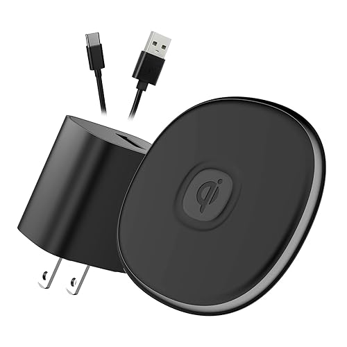 NANAMI Wireless Charger, Qi Certified 15W Max Fast Charging Pad
