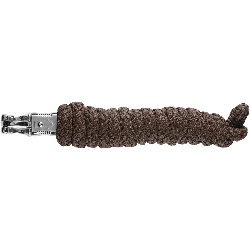 USG Lead Rope with Panic Hook, 2 m, Brown