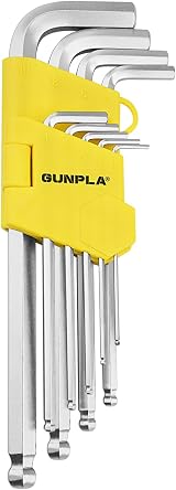 Gunpla 9-Piece Ball End Hex Key Set 1.5-10mm Long Arm Hex Wrenches view 6