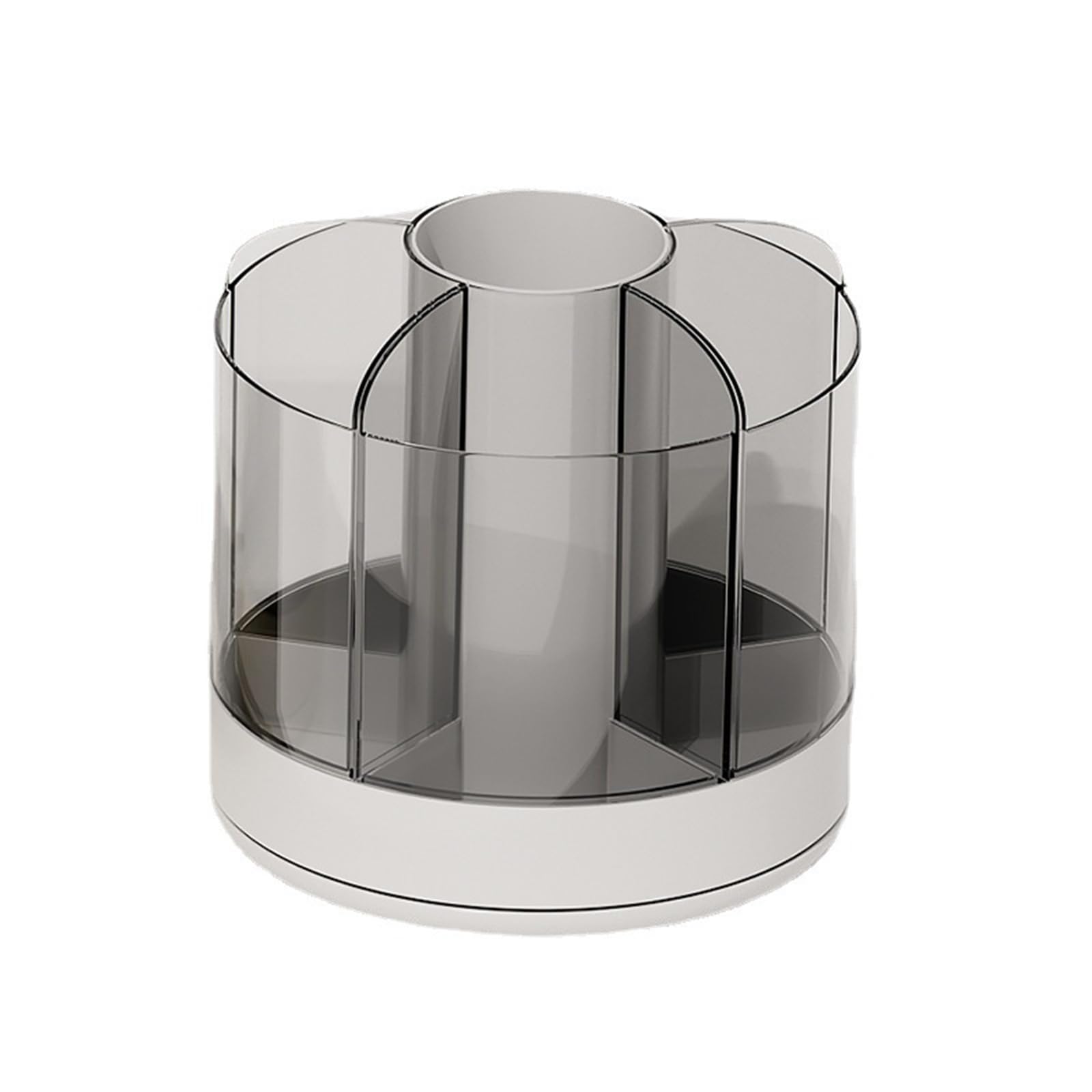 Marte Vanci Pen Pencil Holder for Desk Pen Pot 360° Rotating Stationery Organiser Desktop Tidy Organiser Makeup Brush Holder Detachable Pencil Cup 6 Slots for Home Office School Art Supplies Storage