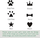 EDSG Personalised Dog Tags Engraved Stainless Steel Double Sided Black view 2