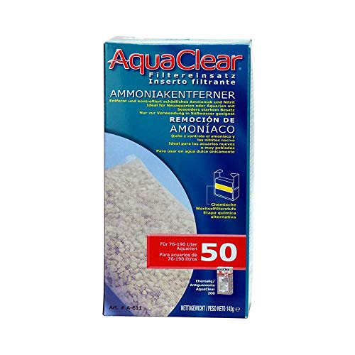 AquaClear 50 Ammonia Remover Inserts, Aquarium Filter Replacement Media