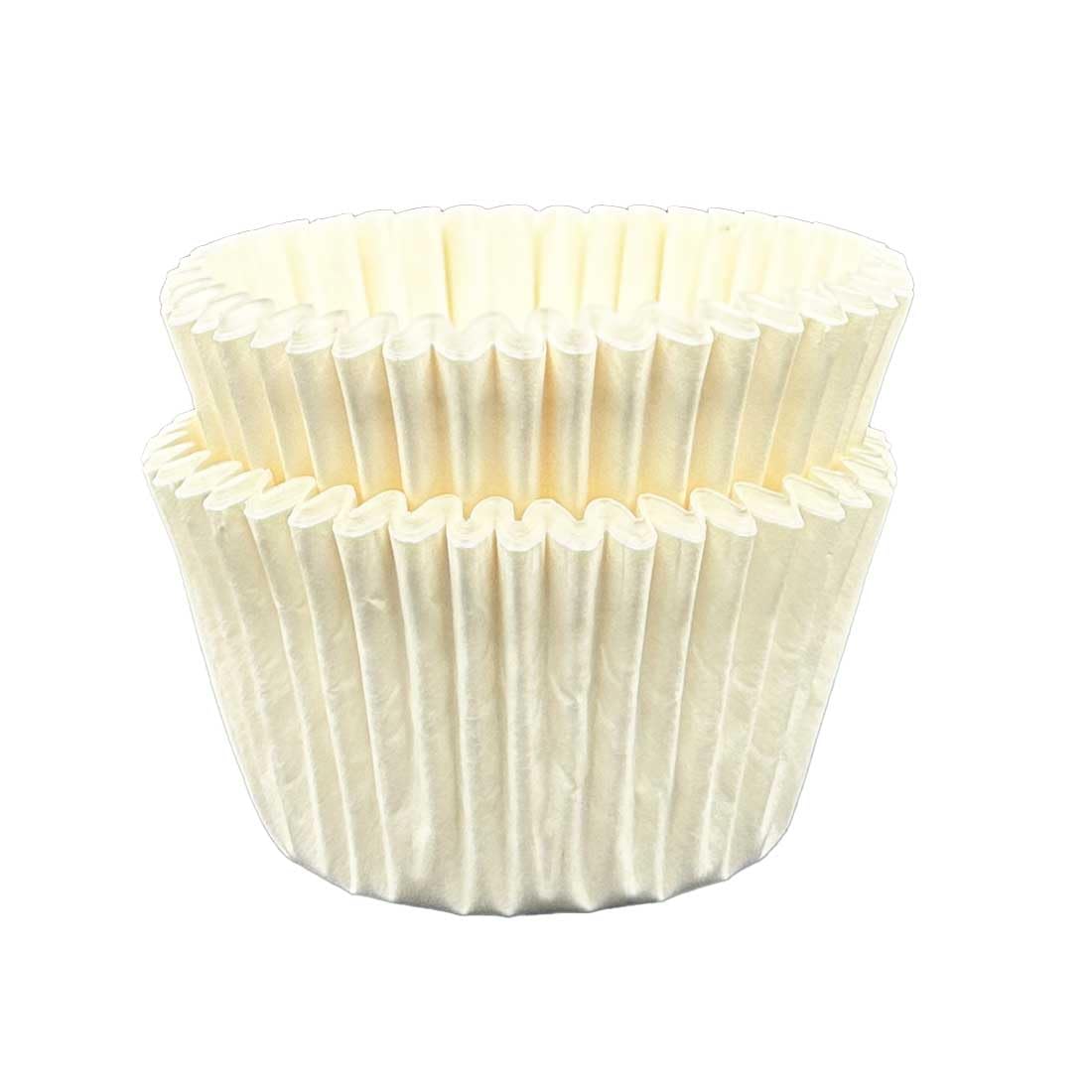 Scrumptious! 36PC Cupcake Cases - White - 65GSM 51mm x 38mm Greaseproof Paper Baking Cases - Great for Wedding Birthday and Anniversary Party Muffins Cakes and Bakes