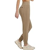 baleaf Women's Fleece Lined Joggers Pants Winter Warm Water Resistant High Waisted Running Hiking Thermal Zipper Pockets