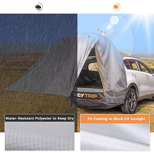 HEYTRIP SUV Tailgate Tent with Awning Shade Waterproof Windproof