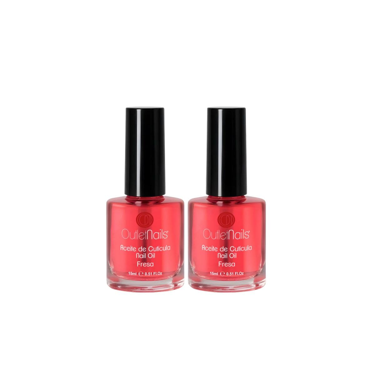 2 x Nail Oil with Strawberry Fragrance 15 ml Optimal Care for Nails and Cuticles Outlet Nails