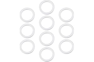 AS Axis Spindleon 10pcs Car Oil Pipe Aluminum Sealing Ring N 0138487 16x22x1.5mm Compatible with VW